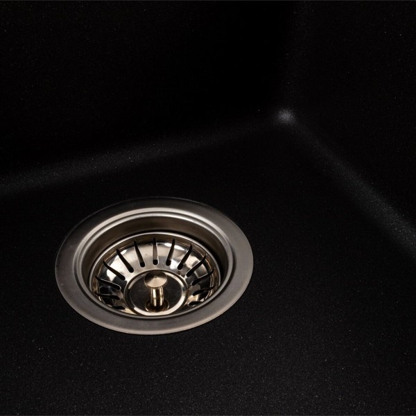Гранітна мийка для кухні Platinum 9950 PANDORA матовий Моріон