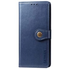 Кожаный чехол книжка GETMAN Gallant (PU) для TECNO POP 4 Pro Синий