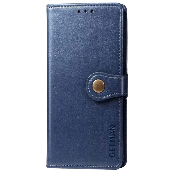 Кожаный чехол книжка GETMAN Gallant (PU) для TECNO POP 4 Pro Синий