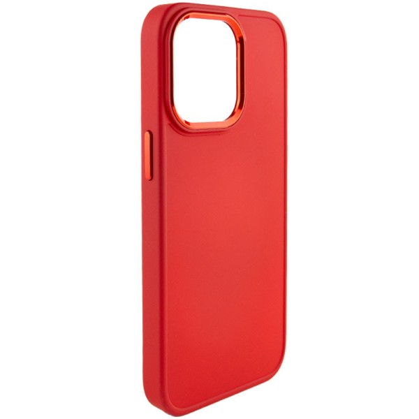TPU чохол Bonbon Metal Style для Apple iPhone 14 Pro (6.1") Червоний / Red
