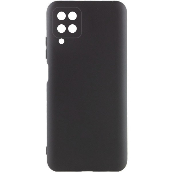 Чехол Silicone Cover Lakshmi Full Camera (A) для Samsung Galaxy A12 / M12 Черный / Black Чехол Silicone Cover Lakshmi Full Camera (A) для Samsung Galaxy A12 / M12 Черный / Black