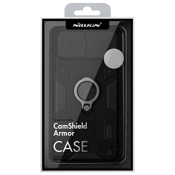 TPU+PC чохол Nillkin CamShield Armor (шторка на камеру) для Apple iPhone 11 Pro Max (6.5") Чорний