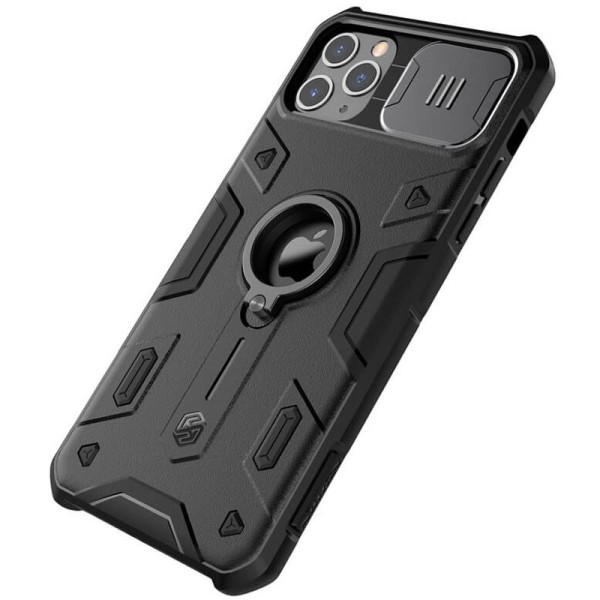 TPU+PC чохол Nillkin CamShield Armor (шторка на камеру) для Apple iPhone 11 Pro Max (6.5") Чорний