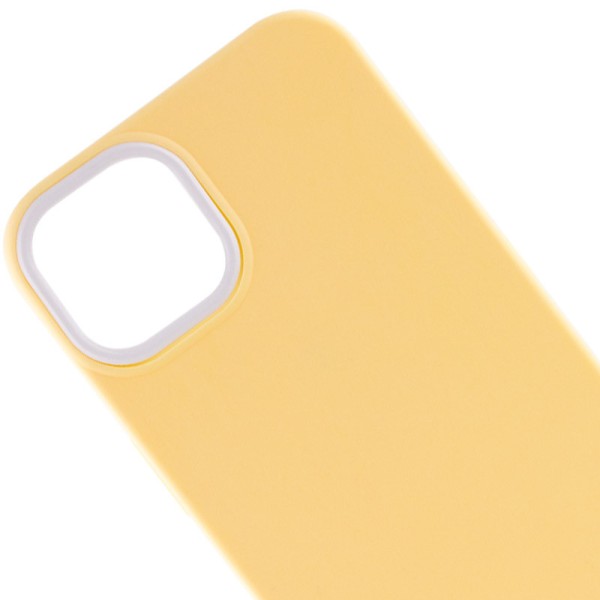 Чохол TPU+PC Bichromatic для Apple iPhone 13 (6.1") Creamy-yellow / White Чохол TPU+PC Bichromatic для Apple iPhone 13 (6.1") Creamy-yellow / White