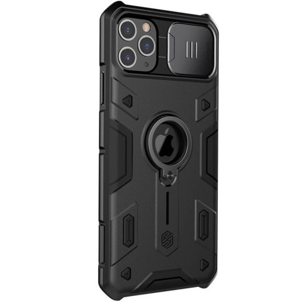 TPU+PC чохол Nillkin CamShield Armor (шторка на камеру) для Apple iPhone 11 Pro Max (6.5") Чорний