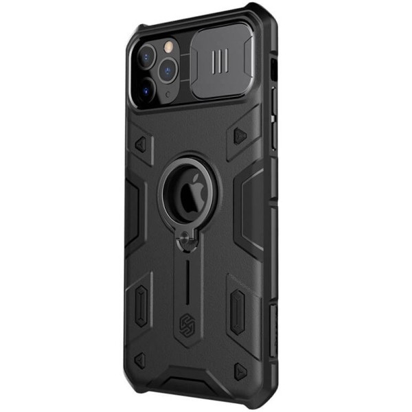 TPU+PC чохол Nillkin CamShield Armor (шторка на камеру) для Apple iPhone 11 Pro Max (6.5") Чорний