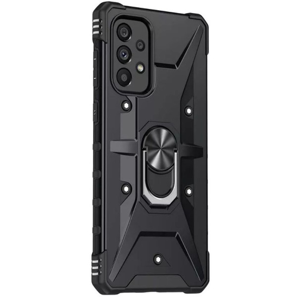 Ударостійкий чохол Pathfinder Ring для Samsung Galaxy A13 4G / A23 4G / M13 4G / M23 5G / A04s Чорний / Black Ударостійкий чохол Pathfinder Ring для Samsung Galaxy A13 4G / A23 4G / M13 4G / M23 5G / A04s Чорний / Black