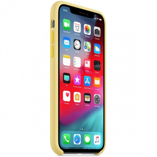Чохол Silicone Case without Logo (AA) для Apple iPhone 11 Pro (5.8") Жовтий / Yellow Чохол Silicone Case without Logo (AA) для Apple iPhone 11 Pro (5.8") Жовтий / Yellow