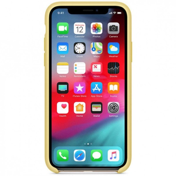Чохол Silicone Case without Logo (AA) для Apple iPhone 11 Pro (5.8") Жовтий / Yellow Чохол Silicone Case without Logo (AA) для Apple iPhone 11 Pro (5.8") Жовтий / Yellow