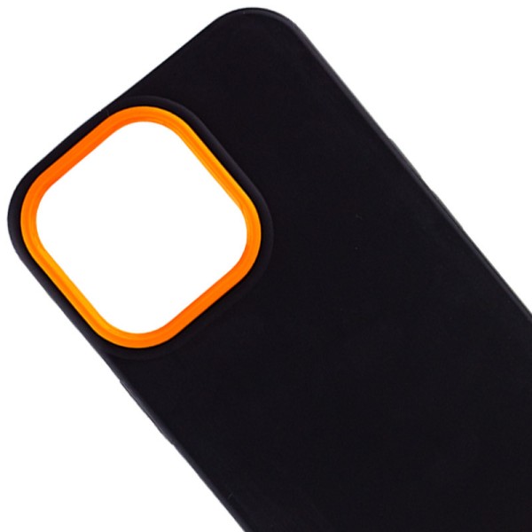 Чохол TPU+PC Bichromatic для Apple iPhone 13 Pro (6.1") Black / Orange Чохол TPU+PC Bichromatic для Apple iPhone 13 Pro (6.1") Black / Orange