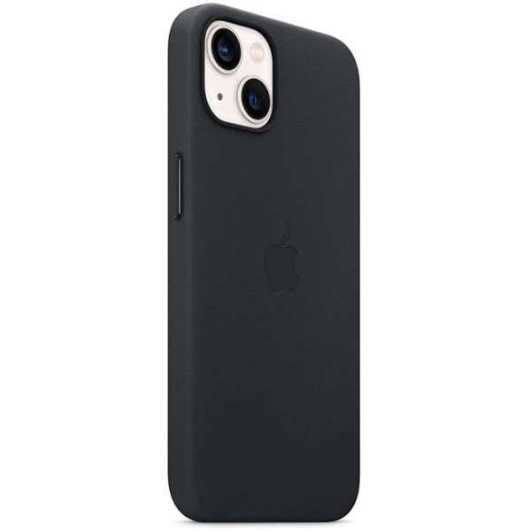 Чохол-накладка Apple iPhone 13 Leather Case with MagSafe - Midnight (MM183)