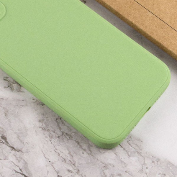 Силіконовий чохол Candy Full Camera для Apple iPhone 12 Pro Max (6.7") Фісташковий