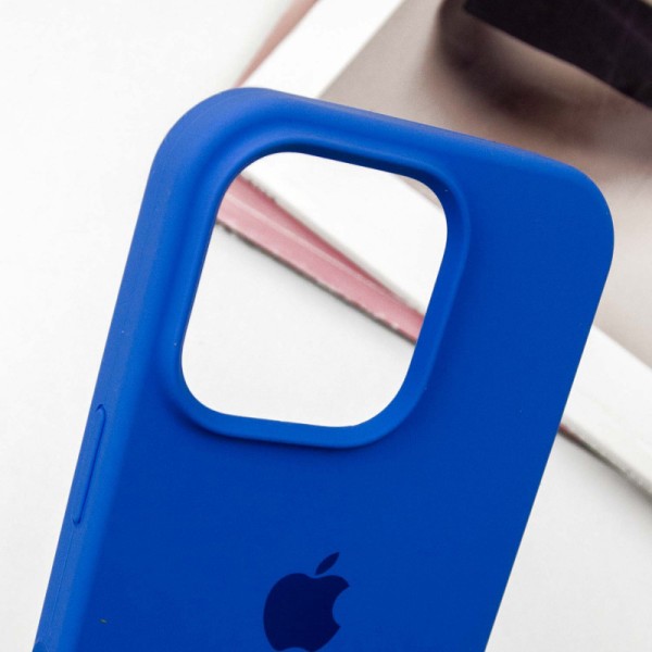 Чохол Silicone Case Full Protective (AA) для Apple iPhone 13 Pro (6.1") Синій / Capri Blue Чохол Silicone Case Full Protective (AA) для Apple iPhone 13 Pro (6.1") Синій / Capri Blue