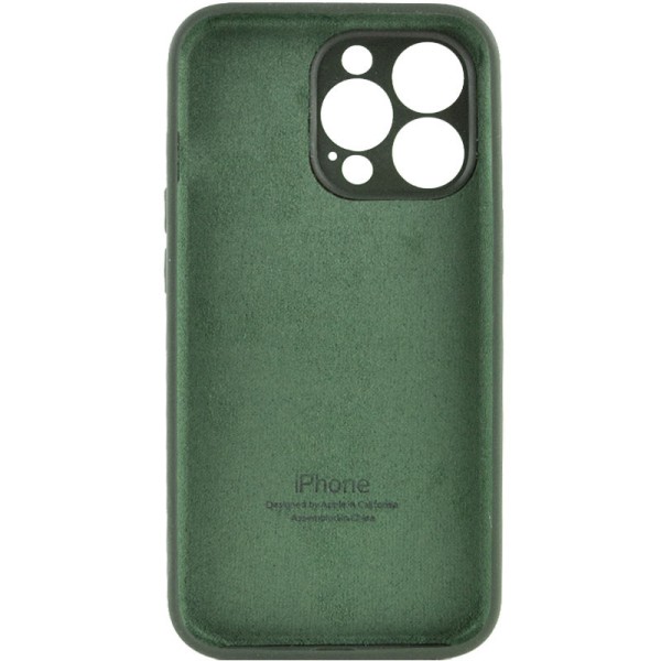 Чохол Silicone Case Full Camera Protective (AA) для Apple iPhone 14 Pro (6.1") Зелений / Cyprus Green