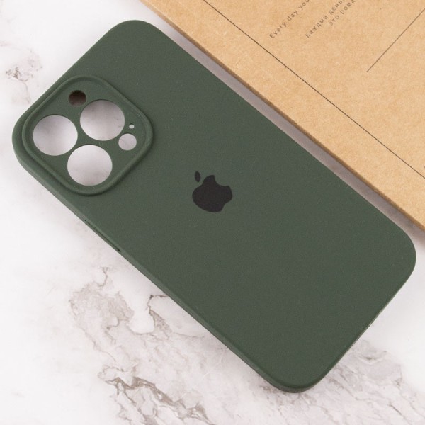 Чохол Silicone Case Full Camera Protective (AA) для Apple iPhone 14 Pro (6.1") Зелений / Cyprus Green