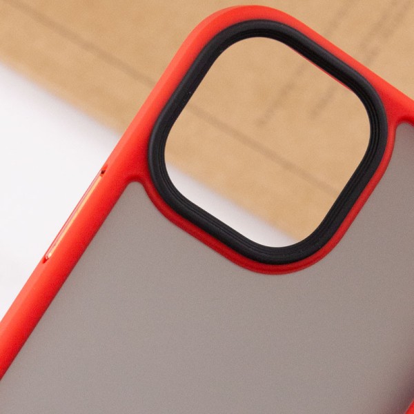 TPU+PC чохол Metal Buttons для Apple iPhone 13 (6.1") Червоний TPU+PC чохол Metal Buttons для Apple iPhone 13 (6.1") Червоний