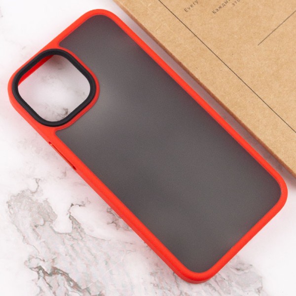 TPU+PC чохол Metal Buttons для Apple iPhone 13 (6.1") Червоний TPU+PC чохол Metal Buttons для Apple iPhone 13 (6.1") Червоний