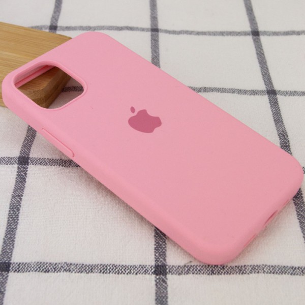 Чохол Silicone Case Full Protective (AA) для Apple iPhone 14 Pro Max (6.7") Рожевий / Light pink
