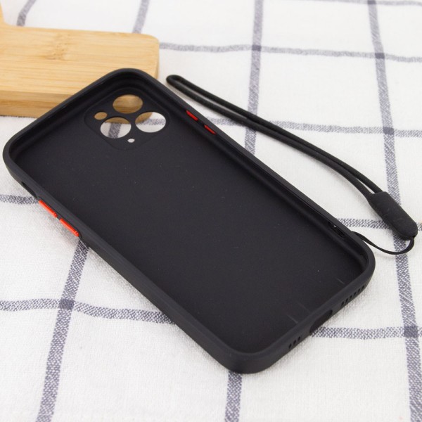Чехол TPU Square Full Camera для Apple iPhone 11 Pro (5.8") Черный