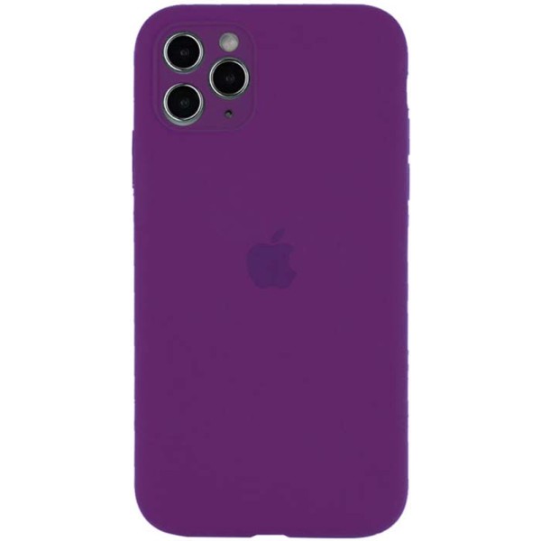 Чохол-накладка Apple iPhone 12 Pro Max Apple Silicone case (With Camera Lens Protection) Deep Purple