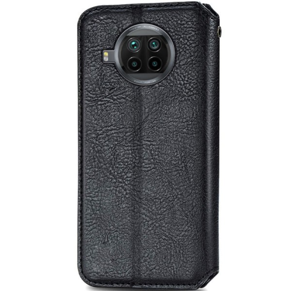 Шкіряний чохол книжка GETMAN Cubic (PU) для Xiaomi Mi 10T Lite / Redmi Note 9 Pro 5G Чорний