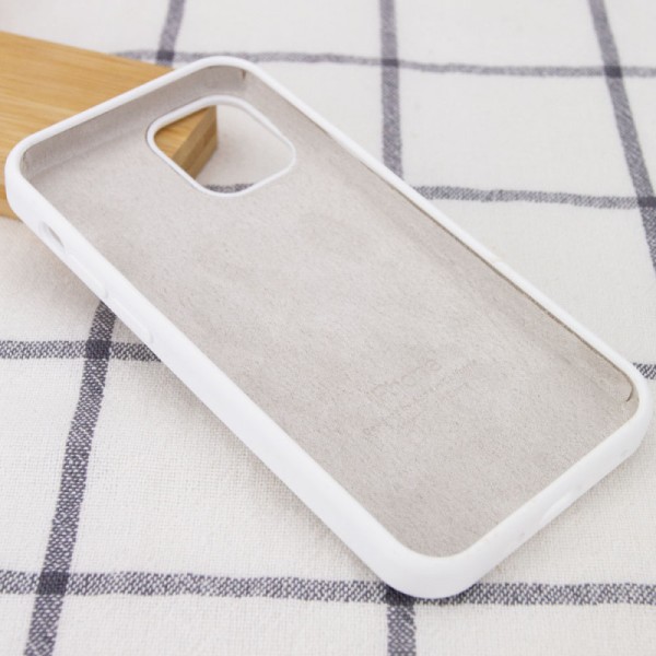 Чохол Silicone Case Full Protective (AA) для Apple iPhone 14 Pro Max (6.7") Білий / White