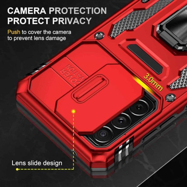 Ударостійкий чохол Camshield Army Ring для Samsung Galaxy A33 5G Червоний / Red Ударостійкий чохол Camshield Army Ring для Samsung Galaxy A33 5G Червоний / Red