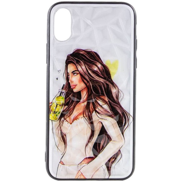 TPU+PC чохол Prisma Ladies для Apple iPhone XR (6.1") Yellow