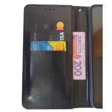 Чехол-книжка OnePlus Nord N10 5G Fiji Leather с визитницей черный