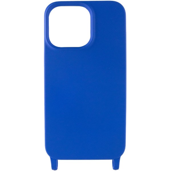 Чохол TPU two straps California для Apple iPhone 13 Pro Max (6.7") Синій / Iris Чохол TPU two straps California для Apple iPhone 13 Pro Max (6.7") Синій / Iris