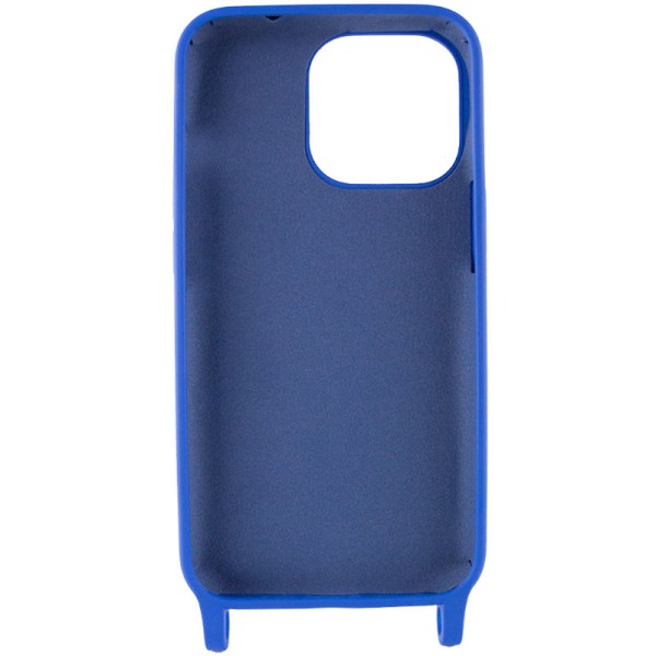 Чохол TPU two straps California для Apple iPhone 13 Pro Max (6.7") Синій / Iris Чохол TPU two straps California для Apple iPhone 13 Pro Max (6.7") Синій / Iris