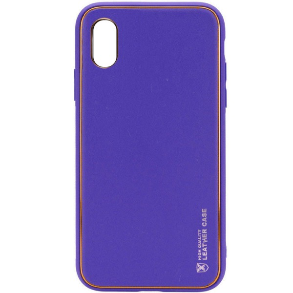 Шкіряний чохол Xshield для Apple iPhone XR (6.1") Фіолетовий / Ultra Violet