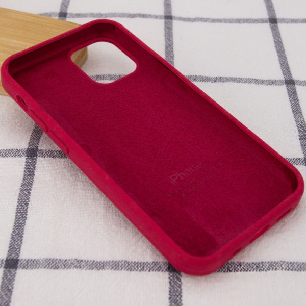 Чохол Silicone Case Full Protective (AA) для Apple iPhone 14 Pro Max (6.7") Червоний / Rose Red Чохол Silicone Case Full Protective (AA) для Apple iPhone 14 Pro Max (6.7") Червоний / Rose Red