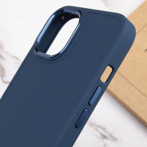 TPU чохол Bonbon Metal Style для Apple iPhone 13 (6.1") Синій / Cosmos blue TPU чохол Bonbon Metal Style для Apple iPhone 13 (6.1") Синій / Cosmos blue