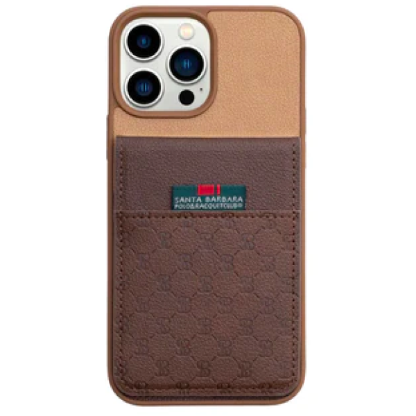 Чохол-накладка iPhone 14 Pro Max Polo HUDLA (SB-IP14SPHLD-P6.7BRW) Brown