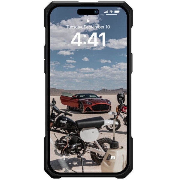 Ударостійкий чохол UAG Monarch Pro with MagSafe Leather для Apple iPhone 14 Pro (6.1") Червоний Ударостійкий чохол UAG Monarch Pro with MagSafe Leather для Apple iPhone 14 Pro (6.1") Червоний