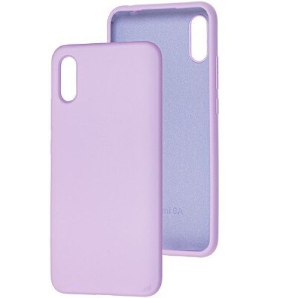 Чехол-накладка Xiaomi Redmi 9A Silicone Case Soft Touch Light Violet