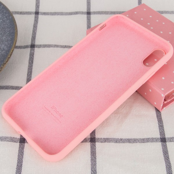 Чохол Silicone Case Full Protective (AA) для Apple iPhone X (5.8") / XS (5.8") Рожевий / Pink Чохол Silicone Case Full Protective (AA) для Apple iPhone X (5.8") / XS (5.8") Рожевий / Pink