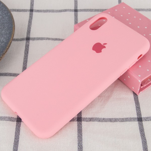 Чохол Silicone Case Full Protective (AA) для Apple iPhone X (5.8") / XS (5.8") Рожевий / Pink Чохол Silicone Case Full Protective (AA) для Apple iPhone X (5.8") / XS (5.8") Рожевий / Pink