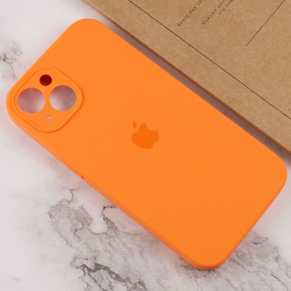 Чохол Silicone Case Full Camera Protective (AA) для Apple iPhone 14 Plus (6.7") Помаранчевий / Kumquat Чохол Silicone Case Full Camera Protective (AA) для Apple iPhone 14 Plus (6.7") Помаранчевий / Kumquat