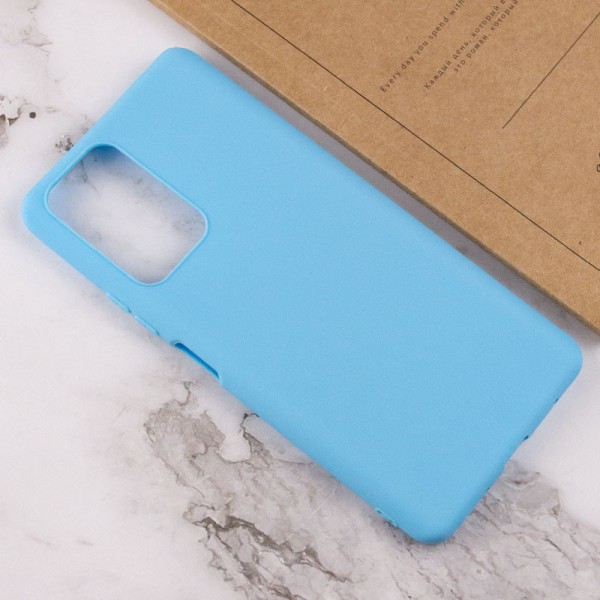 Силіконовий чохол Candy для Xiaomi Poco M5 Блакитний Силіконовий чохол Candy для Xiaomi Poco M5 Блакитний