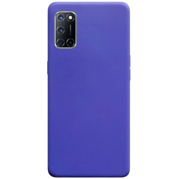 Силиконовый чехол Candy для Oppo A96 Сиреневый