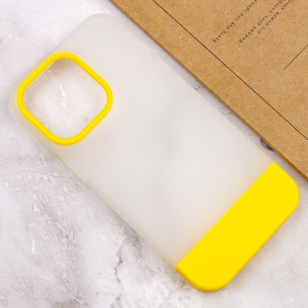 Чохол TPU+PC Bichromatic для Apple iPhone 13 Pro Max (6.7") Matte / Yellow
