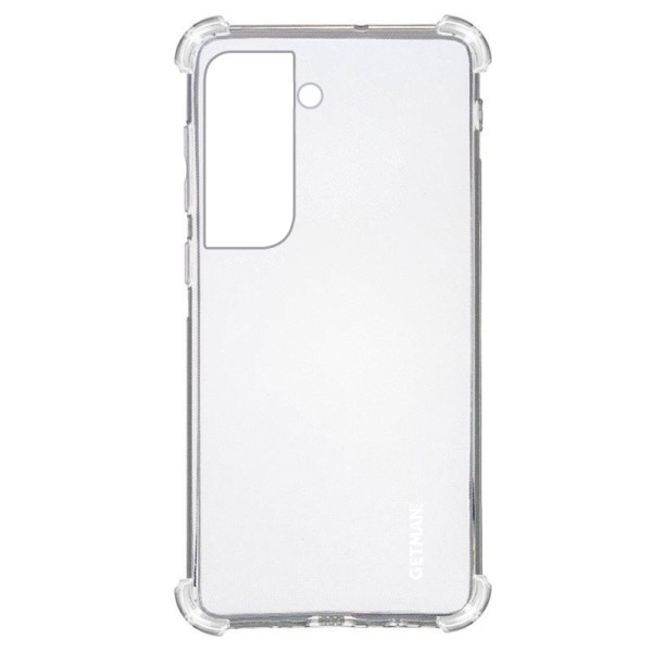 TPU чохол GETMAN Ease logo посилені кути для Samsung Galaxy S21 Безбарвний (прозорий)