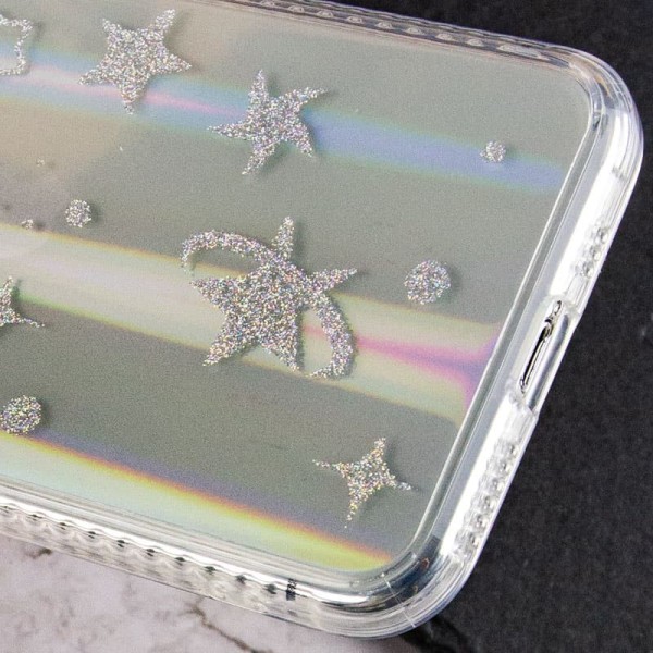 TPU+Glass чохол Aurora Space для Apple iPhone 12 Pro Max (6.7") Зірки TPU+Glass чохол Aurora Space для Apple iPhone 12 Pro Max (6.7") Зірки