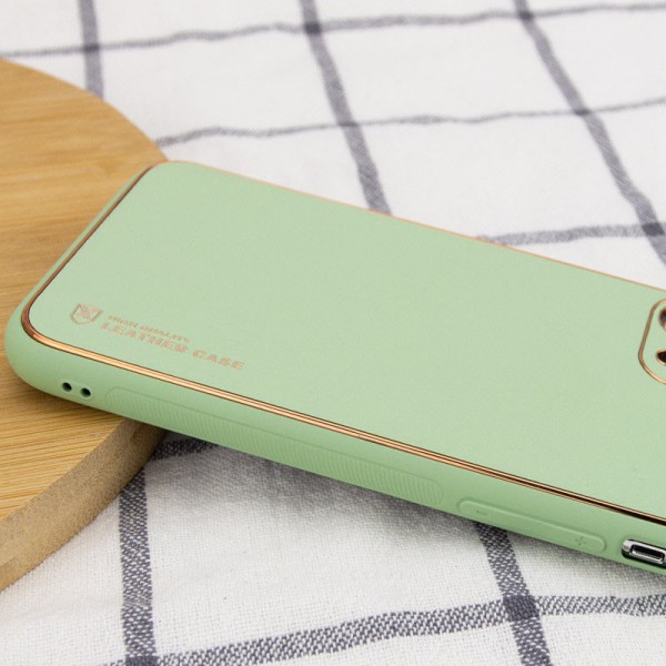 Шкіряний чохол Xshield для Apple iPhone 14 Pro (6.1") Зелений / Pistachio Шкіряний чохол Xshield для Apple iPhone 14 Pro (6.1") Зелений / Pistachio