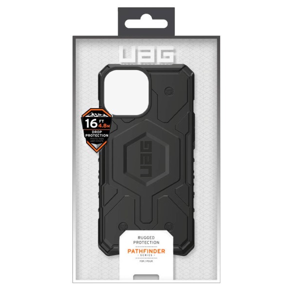 Ударостійкий чохол UAG Pathfinder with MagSafe для Apple iPhone 14 Pro (6.1") Чорний Ударостійкий чохол UAG Pathfinder with MagSafe для Apple iPhone 14 Pro (6.1") Чорний