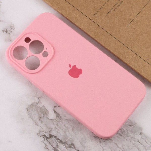 Чохол Silicone Case Full Camera Protective (AA) для Apple iPhone 14 Pro (6.1") Рожевий / Light pink Чохол Silicone Case Full Camera Protective (AA) для Apple iPhone 14 Pro (6.1") Рожевий / Light pink