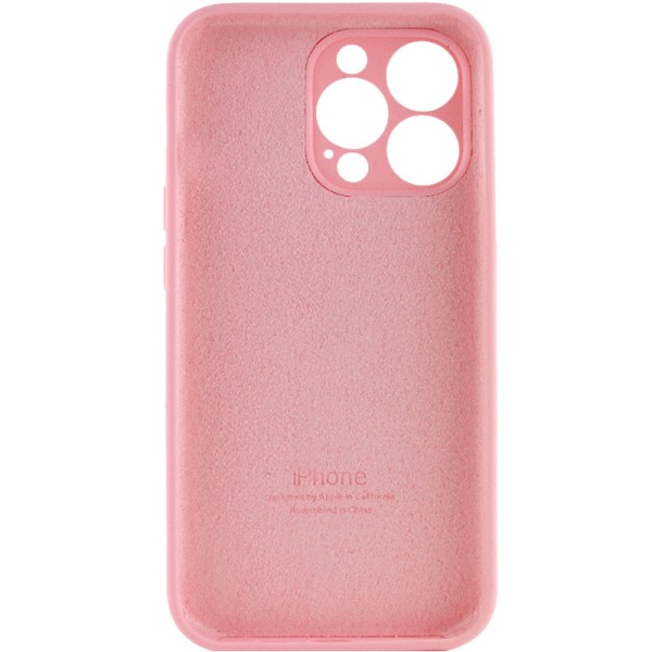 Чохол Silicone Case Full Camera Protective (AA) для Apple iPhone 14 Pro (6.1") Рожевий / Light pink Чохол Silicone Case Full Camera Protective (AA) для Apple iPhone 14 Pro (6.1") Рожевий / Light pink