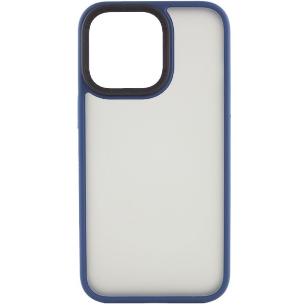 TPU+PC чохол Metal Buttons для Apple iPhone 13 Pro (6.1") Синій